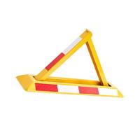 aqxreight Bloque de Estacionamiento Triangular Placa de Acero Enrollada Engrosamiento de la Placa de Estacionamiento de Alta Resistencia Diseño de Bloqueo de Bloqueo que Aumenta los 30 Cm mal. Cinta