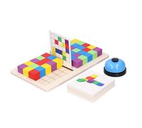 aqxreight Bloques de Construcción para Niños Bloques de Apilamiento de Madera Interacción Entre e Hijos Juguete Educativo y Color Deslumbrante Discriminación Infantil Niños y (Bloques de Batalla)