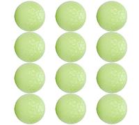 aqxreight Bolas Que Brillan en la Oscuridad, 12 Bolas Luminosas para Juegos Nocturnos, Cargadas con Luz Solar/Linterna, Fluorescentes Listas para Torneos para Condiciones de Poca Luz, Diseño de