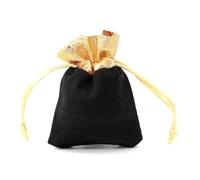 aqxreight Bolsa de Lujo con Cordón Bolsa de Regalo de Joyería con Detalles Dorados de Almacenamiento Suave para Regalos de Boda, Recuerdos y Pequeños Tesoros Elegante con Cierre de Cordón Seguro