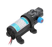 aqxreight Bomba de Agua de Microdiafragma Eléctrica de Alta Presión Autocebante DC 12V 80W para Lavado de Automóviles, Bombas de Conmutación de Conveniente Tamaño Máximo de Operación, el Plástico Es