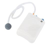 aqxreight Bomba de Oxígeno Portátil DC 125 para Acuario de Peces, Bomba Alimentada por Batería, Burbujeador Ultrasilencioso para Cubo para Cebo de Pesca, Enfriador para Vivir Bien