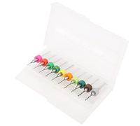 aqxreight Brocas de 10 Piezas Placa de Circuito de Acero de Tungsteno Taladro en Espiral con Recto Virutas y Orificios de 0 3- 2 Mm Brocas de Adopción para PCB de Grabado Taladro de Acero de