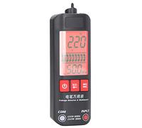 aqxreight BSIDE Multímetro Digital Auto/Manual Probador de Voltaje Portátil de Modo Dual con Linterna LED Detección de Cable Vivo LCD Retroiluminado para Electricistas Uso Doméstico