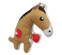 aqxreight Caballo Divertido Emoción de Dibujos Animados Juguete de Peluche Muñeca Animal de Peluche Almohada de Caballo para Mascotas Boxeo La Habitación del Puede Ser Tan Pequeña y Es Suave y Linda