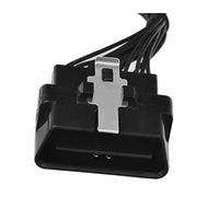 aqxreight Cable de Extensión Divisor de 16 Pasadores Adaptador de Cable de Extensión de Automóvil y Material de y Flexibilidad Uso Portátil el de del Automóvil IS (Black)