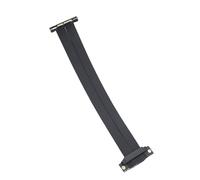 aqxreight Cable Elevador Dual PCIe 4.0 X1 de 90 Grados para GPU Flexible y Expansión de Tarjeta WiFi (20 centímetros)