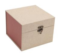 aqxreight Caja de Almacenamiento de Cabezal de Muñecas con Contenedor Ideal de Esponja a Prueba de Choque para Cabezales de Muñecas Juntas de 16 a 16.5 Cm (Beige)