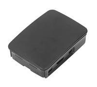 aqxreight Caja de Carcasa para Microcomputadora, Caja ABS, Acceso a Todos los Puertos para 3 B+, Negro, Buen ABS Hecho Retardante, Resistente, Carcasa Raspberry Negra Protectora 3 para B+ Micro