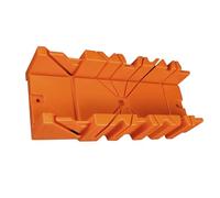 aqxreight Caja de Ingletes de 12 Pulgadas para ángulos de Ranura de Sierra Trasera, Cortes de 45/22 5/90 Grados, Caja de Aserrado y Sujeción para Carpintería incluida) de 1 Inglete Perfecta, de (12