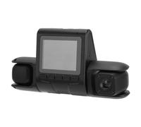 aqxreight Cámara de 3 Lentes Grabadora de Conducción de Automóviles Gran Angular de 170 Grados 5MP Estacionamiento Delantero y Trasero de Detrás de Las 3 Cámaras Grabadora de Conducción de