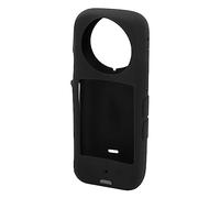 aqxreight Cámara de Acción Case de Silicona Liviana Capa de Cámara Suave Cubierta Manga de Silicona para X3 para Asegura la de Acción Casesports Silicone Sleevemotion CA (Black)