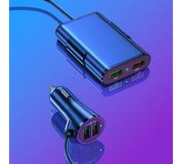 aqxreight Car QC3.0 Carga RÁPIDA 4USB Adaptador de Cigarrillo Ligero de 4USB para 12v? Aplicaciones de Camiones de SUV de Automóvil de 24 V para y Cargar Tecnología Rápida SUV Rápido e Inteligente