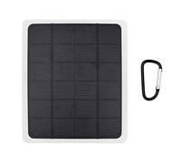 aqxreight Cargador Solar Monocristalino de Panel Solar de 20 W CC 5 V con Puertos USB de Salida y Tipo C para Acampar Al Aire, Senderismo, Viajes, Todo lo que Necesita Es Conectar una Vida útil,