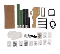 aqxreight Case de Computadora de Marco Abierto de Aluminio para Placas Base ATX MATX ITX - Chasis Desnudo de Bricolaje Vertical con Excelente Enfriamiento (Verde Negro)