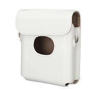 aqxreight Case de Transporte de Cuero PU Bolsa de Cámara de Rasguño Vintage con Correa para el Hombro para Enlace Impresora de Teléfono Inteligente Material Bolsa de Cámara Case de Transporte PU