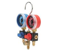 aqxreight Colector G1/4 Ventana Ampliada Colector de Diagnóstico de Acondicionamiento Desmontable para R22 R134a R1234yf para Datos Manómetro del de ObservaciónManómetro del de DiagnósticoManómetro