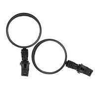 aqxreight Combina Retrovisor Redondeo Espejo Gran Angular Reflectante Espejo Equipo de Ciclismo para Bicicletas Bicicletas Montaña Eléctrica 8 Cm/3.1in 3? Diámetro de la Etapa Trasera de Ajuste de
