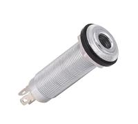 aqxreight Conector de Salida de Metal Roscado para Guitarra Eléctrica, Enchufe de Guitarra de 1/4 Pulgadas, Toma de Cable de Instrumento Reductor de Ruido para bajo (#1)