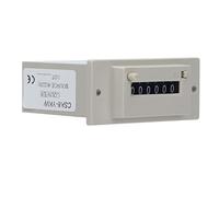 aqxreight Contador Electromagnético de 6 Dígitos - Totalizador de Pulsos Industrial para Máquinas AC220V - Contador de Pulsos Digital para Seguimiento Eléctrico en Industrias Textiles