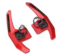 aqxreight Controlador de Aplicación de Extensión de Paleta LED para B9.5 S4 S5 RS4 RS5 S6 S7 C8 SQ3 Gloss Red 2020? B9.5 para Ajuste C8 /S6 /S7 /RS7 FAT FACELIFT PADDLE 9000 RPM Adopta el Volante de