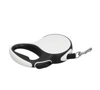 aqxreight Correa Retráctil para Perros con Longitud y Luz Incorporada para Paseos Nocturnos Seguros, Correa para Caminar para Mascotas para un Uso Cómodo Al Aire Libre (White)