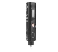 aqxreight Cortador Ultrasónico de 40 KHz, Cortador de PCB Portátil con Pantalla OLED, Modos de Corte Duales, Luz LED, para Impresión 3D de Resina de Madera Plástica (Enchufe de la UE)