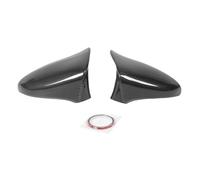 aqxreight Cubierta de Espejo Retrovisor de Fibra de Carbono, Repuesto para IS200 IS250 IS300 IS350 2014 2020, con Material ABS para Mayor Protección y Estilo