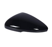 aqxreight Cubierta de Espejo Retrovisor Lateral, ABS de Alta Resistencia, Resistente a la Intemperie, Reemplazo de Tapa de Espejo Exterior de Coche, Color Negro, con Fácil Instalación, (Izquierda)