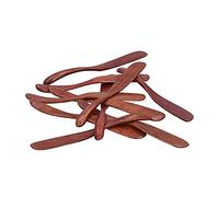 aqxreight Cuchillo de Cena de Madera, Esparcidor de Queso, Juego de Utensilios para Pastel, para el Hogar, Cocina, Picnic, Restaurante (Color de pintura grande)