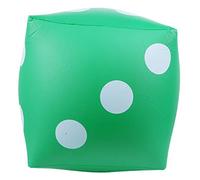 aqxreight Dados Inflables para Juegos de Fiesta para Niños, Juguete Grande de PVC para Actividades en Interiores y Exteriores, Accesorio Educativo Portátil para la Vinculación Entre e Hijos, (Green)