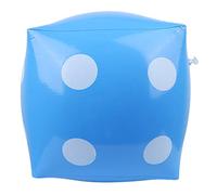aqxreight Dados Inflables para Juegos de Fiesta para Niños, Juguete Grande de PVC para Actividades en Interiores y Exteriores, Accesorio Educativo Portátil para la Vinculación Entre e Hijos, (Blue)