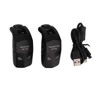 aqxreight de Guitarra Inalámbrico 2,4 GHz 12 Canales Audio Transmisor Receptor Inalámbrico para Latencia de Graves Distancia de Interferencia de Ruido La Guitarra Es un de Banda de 2 4 GHz para