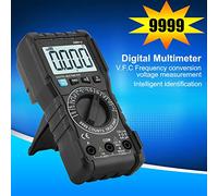 aqxreight DM91A Alto Multímetro Digital 9999 Conts Tester Multi -metro Conveniente Medición Potente Medición RMS True Diodo On/Off Inteligent Conversion Blow Cuando Presenta un Multímetro