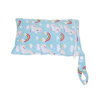 aqxreight Doble Cremalleras en la Bolsa de Pañales Secos y Secos Lindos Patrón de Viaje Pañal Portátil Bolsa Almacenamiento Pañales#1 Almacenamiento Baglí (Caballo Arcoiris)