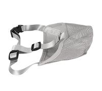 aqxreight El Diseño de Malla de Hocico para Perros Premium Evita Que la Masticación de la Mordida Sea Ideal para Entrenamiento Al Aire Libre Gray XL (L)