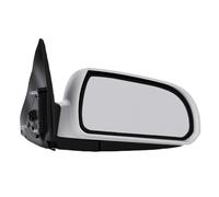 aqxreight Espejo Retrovisor Eléctrico de 3 Pines, Plegable, Eléctrico, Ajustable, Blanco, Izquierdo, Derecho, Reemplazo Directo con Exterior Blanco para Sonata 2005-2007 (Derecha: 87620-3K410)