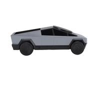 aqxreight Estación de Carga Inalámbrica 3 en 1, Modelo de Coche, Cargador Giratorio a Escala 1:25 con Luz Ambiental para Teléfono, Reloj, Auricular (Gray)