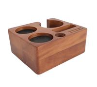 aqxreight Estación de Manipulación de café de Madera de 58 Mm Multifuncional Estación de Manipulación de café de Madera de 58 Mm Portafiltro de Multifuncional Soporte de de de de Wo