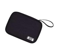 aqxreight Estuche de Almacenamiento de Cables de Viaje Bolsa de Viaje Electrónica Portátil Multifuncional Impermeable para Cable de Datos Auriculares Banco de Energía Azul Oscuro Perfectamente en su