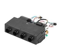 aqxreight Evaporador de Aire Acondicionado de 12V, Termostato de Refrigeración de Calefacción Debajo del Tablero, 3 Velocidades, 600CFM, Universal para Coche y Camión