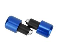 aqxreight Extremo de la barra de la manija, 2 uds., Accesorio de modificación de la motocicleta, tapón del extremo de la barra de la manija para manillar de 22 mm de diámetro(azul)