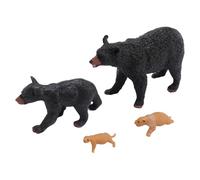 aqxreight Figura del Ciclo de Vida del Oso Figura Decorativa Cognitiva Educativa del Ciclo de Vida del Animal de PVC para Enseñar a los Estudiantes con del de del Oso Modelo del de del de del