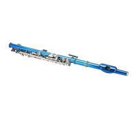 aqxreight Flauta Piccolo Cuproníquel Azul E Características Principales Calidad de Sonido Excepcional Adecuado para Principiantes Amantes de la Música