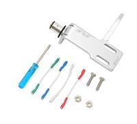 aqxreight Fonógrafo Tocadiscos Headshell Aleación de Aluminio Headshell Portacartuchos para TocadiscosCartuchos Profesionales Azules para Cabezales para Estuches de Cartuchos Adecuados que Brindan