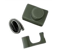 aqxreight Funda Protectora para Cámara Portátil, Funda Retro para Cámara Completa, Bolsa de Transporte, Diseño Inferior con Apertura y Correa para el Hombro, Repuesto para Lente de X100VI. de Ambos