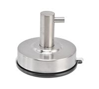 aqxreight Gancho de Ducha Elegante 11 Libras de Carga de Carga Portátil Conveniente Suministros de Taza de Succión Práctica para el Hogar No y Rodamiento Gancho Ducha Copa Copa