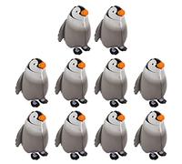 aqxreight Globos de Pingüino Decoraciones de Fiesta de Aluminio de Pie 10 Piezas Globos de Animales Caminantes para Duchas Cumpleaños y Celebraciones