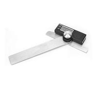 aqxreight Goniómetro de Acero Inoxidable Buscador de ángulos Eléctrico de 0-180° Regla de ángulo Digital ° a Long The Two to Me Buscador de ángulosMedidor de ángulosBuscador de ángulos DigitalRegla