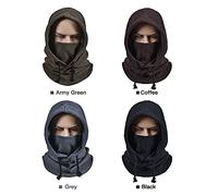 aqxreight Gorro Cálido de Invierno para Deportes de Invierno, Protector Facial, Calentador de Cuello para Ciclismo, esquí, Motociclismo, Forro Suave y Cómodo Ajustable, Súper para Tu Cara (GREY)